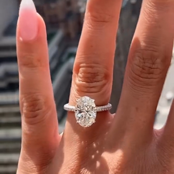 New 3ct IGI Certified Lab Grown Diamond Ring, 14K White Gold !!! - Picture 4 of 13